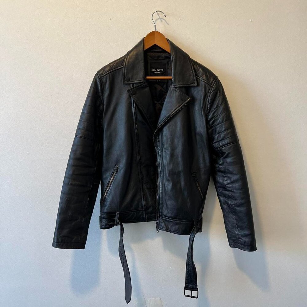 Barney’s Originals Men’s Leather Jacket